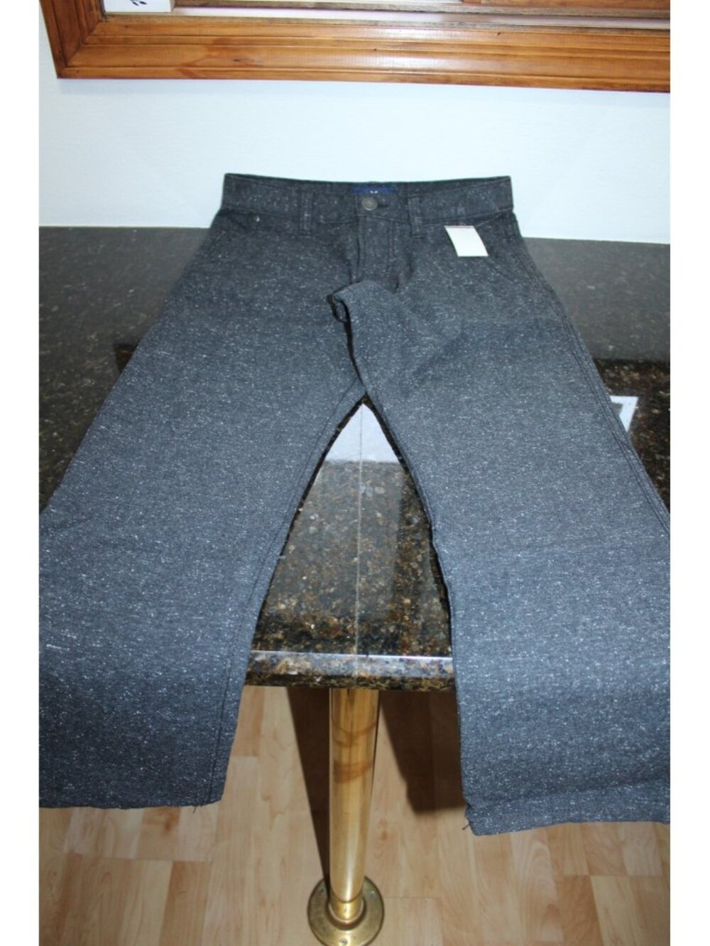American Eagle Women's Tweed Jeans Black / White Size 26/28